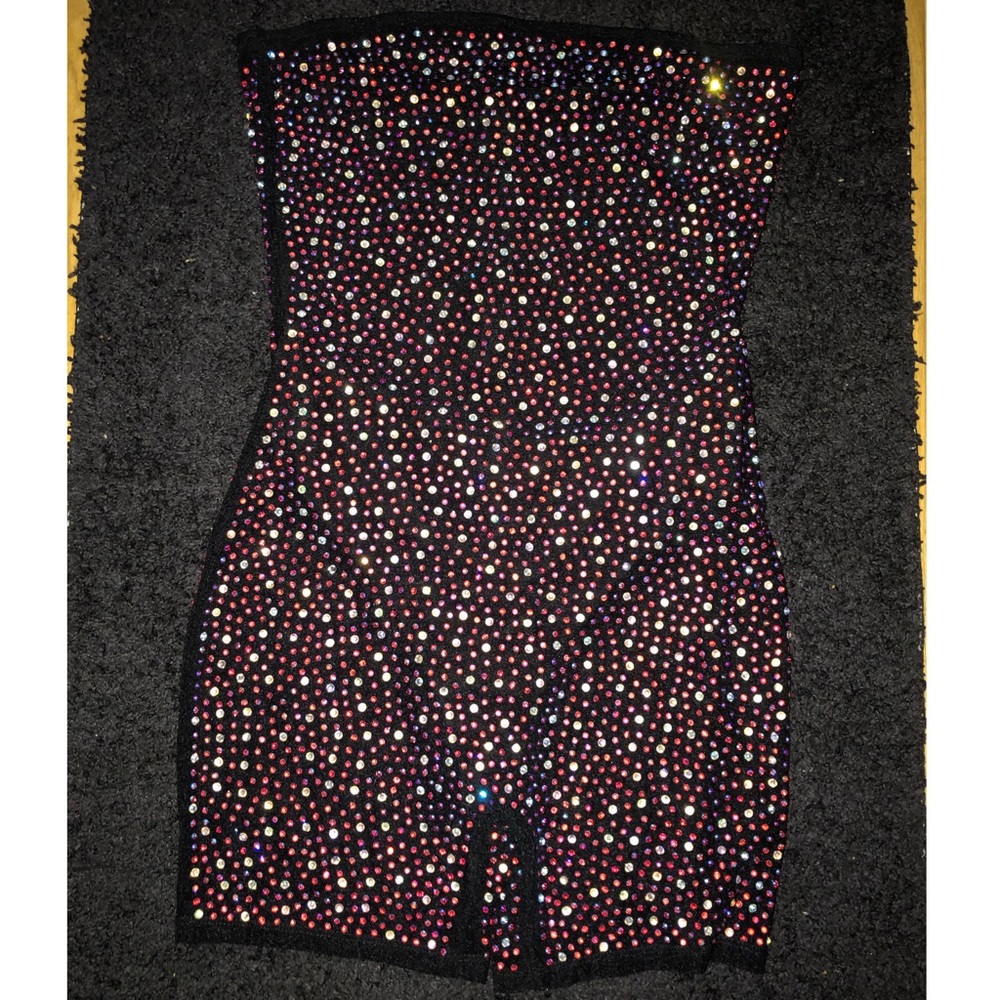 Ice Me Out Embellished Romper (Fashionnova)